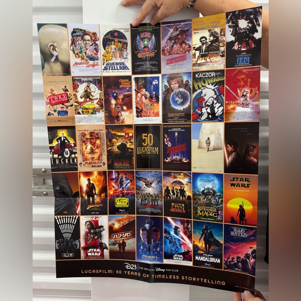 Lucasfilm 50 Years of Timeless Storytelling Poster – D23 Exclusive